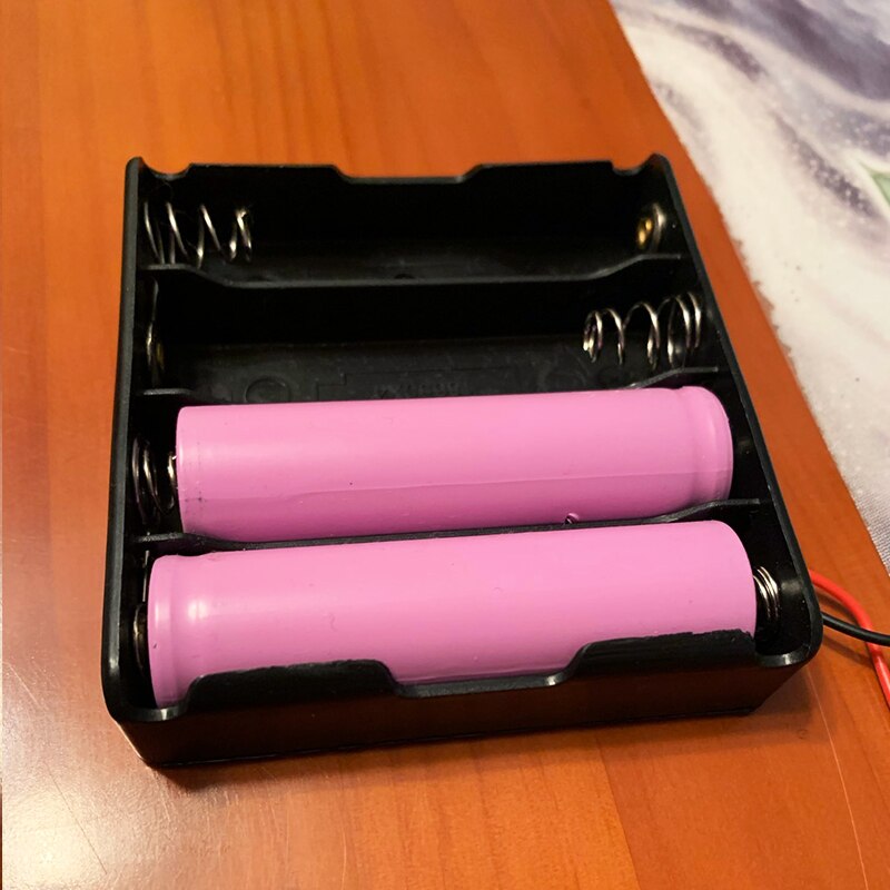 DIY Plastic AA LR6 HR6 Battery Storage Case Clip Holder Container 1X2X 3X 4X 18650 Battery Storage Box Case With Wire Lead Pin