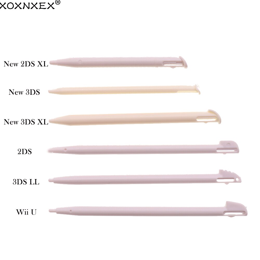 Stylet en plastique pour écran tactile, pour Nintendo 2DS 3DS 2DS LL XL 3DS XL LL pour Wii U