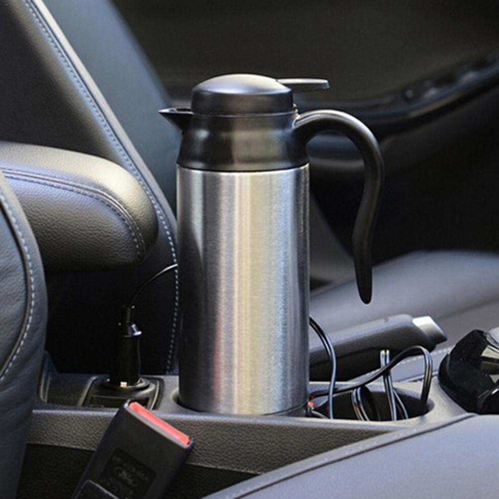Auto Verwarming Ketel Mok Cup 12 V/24 V Rvs Reizen Verwarming Cup Voor Kokend Water Koffie Auto -Styling