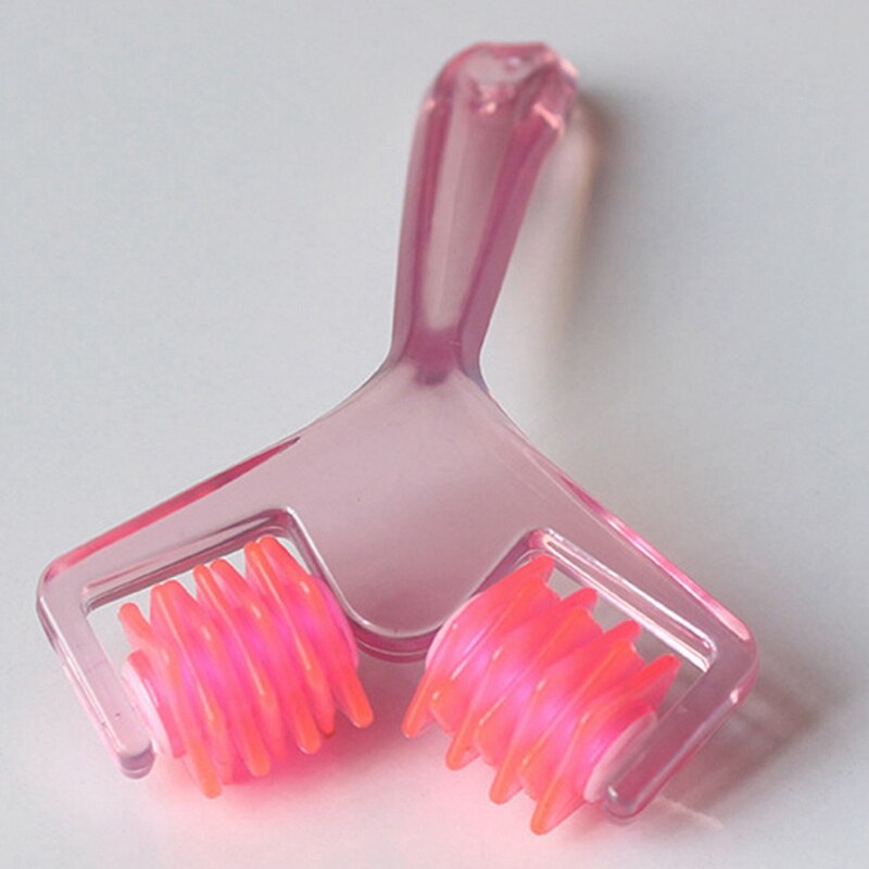 Slimming Chin Massage Irregular Feather Wheel Chin Massage Wheel Face Vibration Facial Beauty Roller /Massager Stick