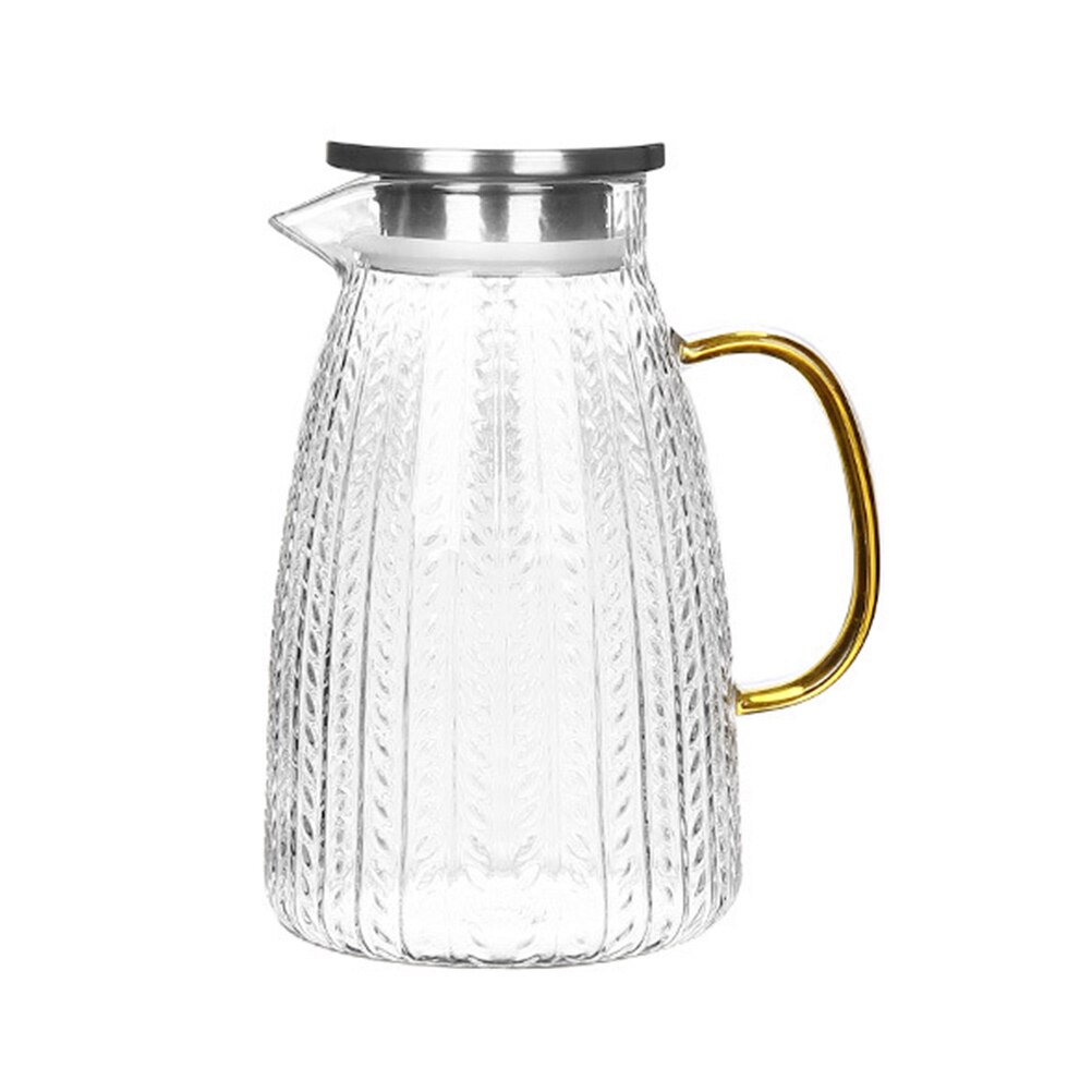 Large Capacity Clod Water Pot Glass Cold Water Bottle Cold Drink Kettle Beverage Kettle household ice water kettle summer kettle