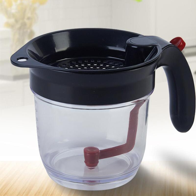 Fettavskiljare med bottenutlösningssil filter soppverktyg filterolja kan 1000ml rester olja kök med separator creati  p2 g 1