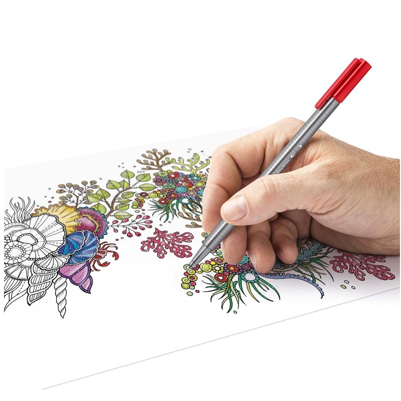STAEDTLER 334 Triplus Fineliner bolígrafos brillantes colores lápiz de líneas finas rotuladores de arte/15/20/30/36/42/48 colores 0,3mm para pintura