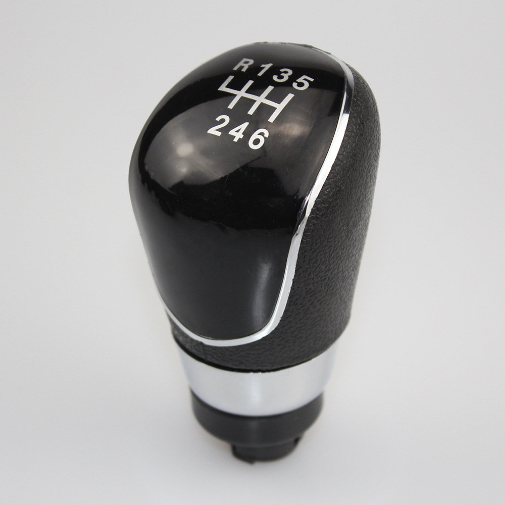 5 6 Speed Manual Car Styling Gear Shift Knob for Ford Focus 2 MK2 FL MK3 MK4 Fiesta MK7 KUGA GALAXY C-max B-max Car Accessa: Black 6 speed