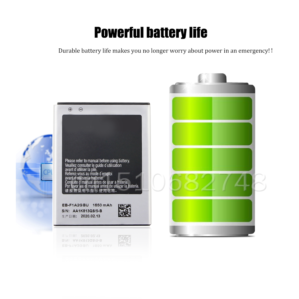 1650mAh EB-F1A2GBU Replacement Phone Battery For Samsung Galaxy S2 I9100 i9100G I9103 I9050 B9062 I9108 I9103 I777 I9188 B9062