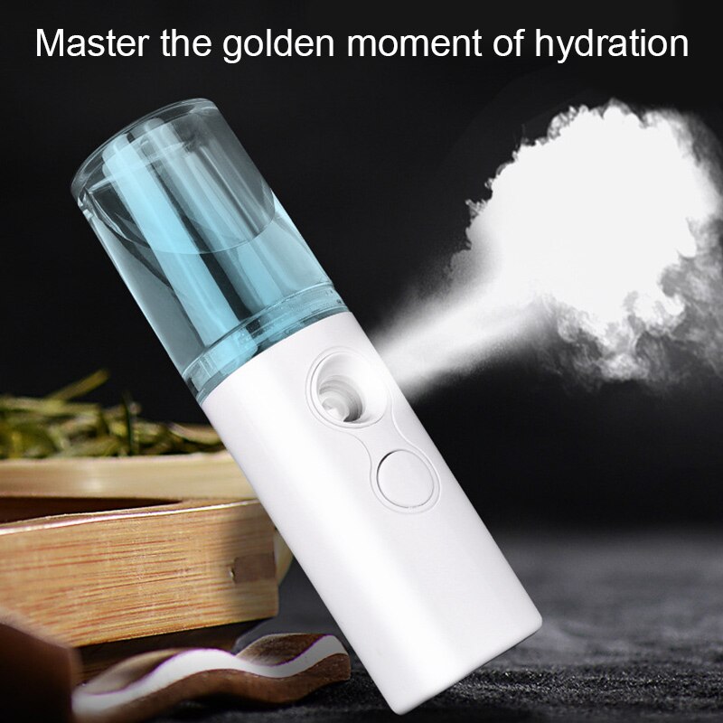 Nano spray Facial Steamer Portable Steam Face Humidifier USB Charging Mini Aroma Diffuser Handheld Steaming Beauty Instrument