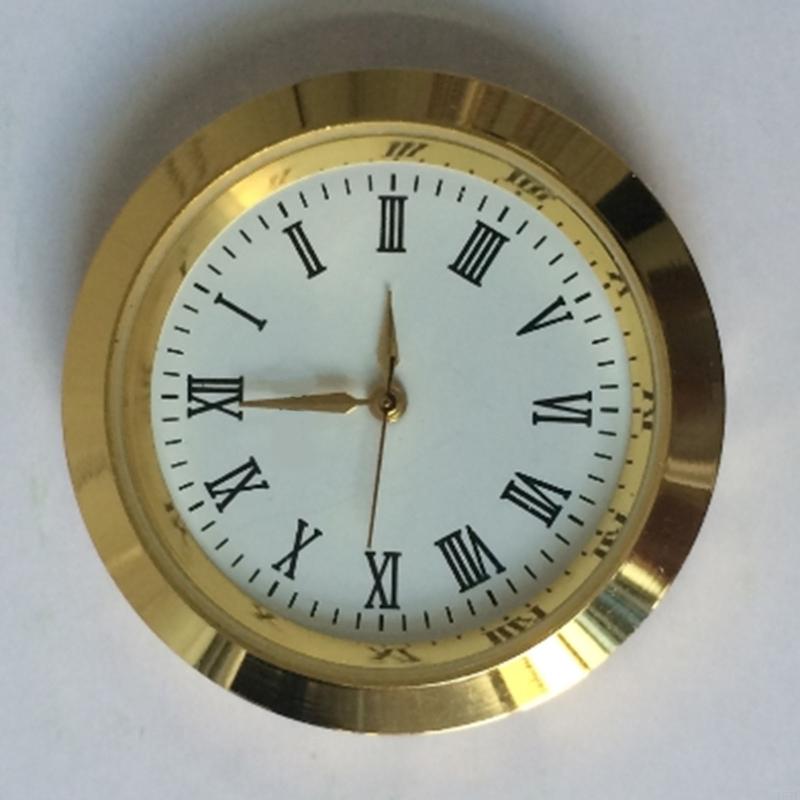 157F Reloj cuarzo Movimiento Relojes redondos para cabeza Insertar nave clásica del reloj para mujeres que usan