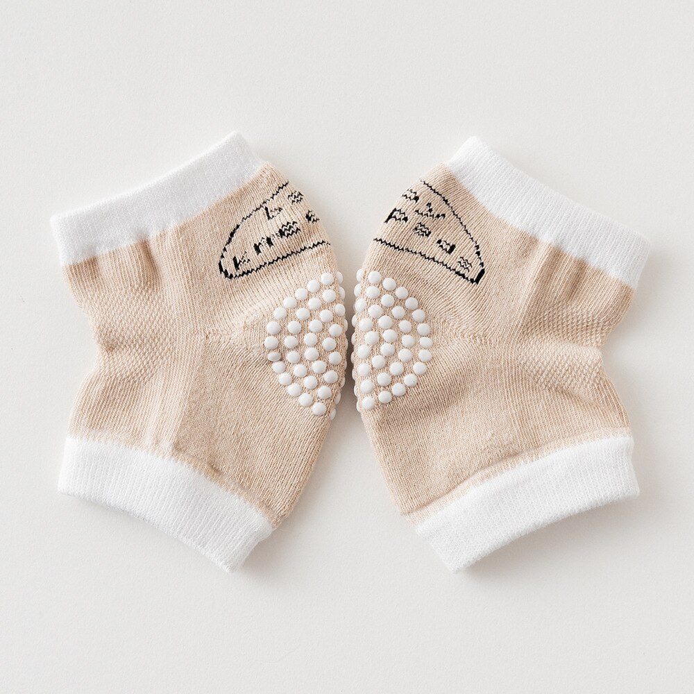 1 Paar Baby Knee Pad Kids Veiligheid Kruipen Elleboog Kussen Infant Peuters Baby Been Warmer Knieschijf Ondersteuning Kniebeschermer Baby: Style 2 Khaki