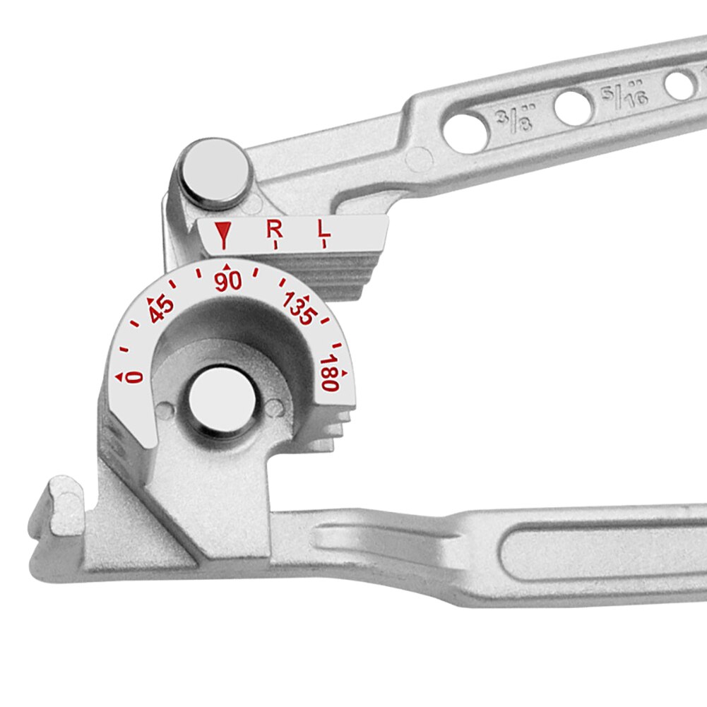 Trzy-w-jednym ręczna giętarka robić rur maszyna robić gięcia rur 180 stopni 1/4 "5/16" 3/8 "metryczny rury giętarka maszyna robić gięcia rur