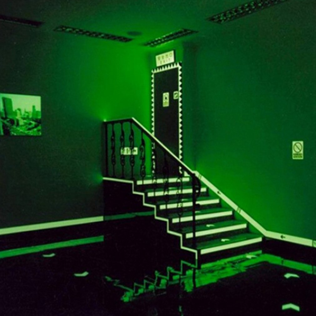 10M Leucht Band Self-adhesive Glow In The Dark icherheit Bühne Aufkleber Home Decor Party Liefert notfall Logo