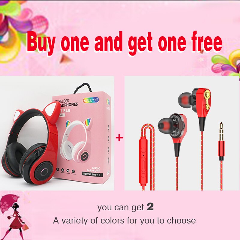 Caridite Bluetooth Headband Headphones - Wireless Hifi Headset with Mic, LED Lights, Memory Foam