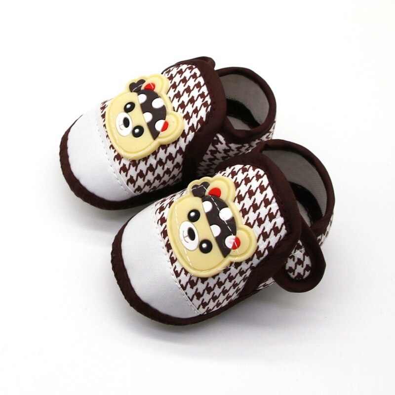 Toddler Baby Boy Girl First Walkers Cartoon Pattern Anti-Slip Shoes Baby Girl Sandals Casual Soft Soled Walking Shoe: 2 / 13-18 Months