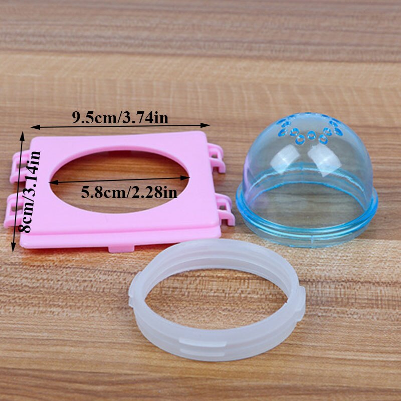 Hamster tunnel bur externt rör husdjur leksak burar gränssnitt montering enfärgad anslutningsplatta bur lock hem husdjur utrustning