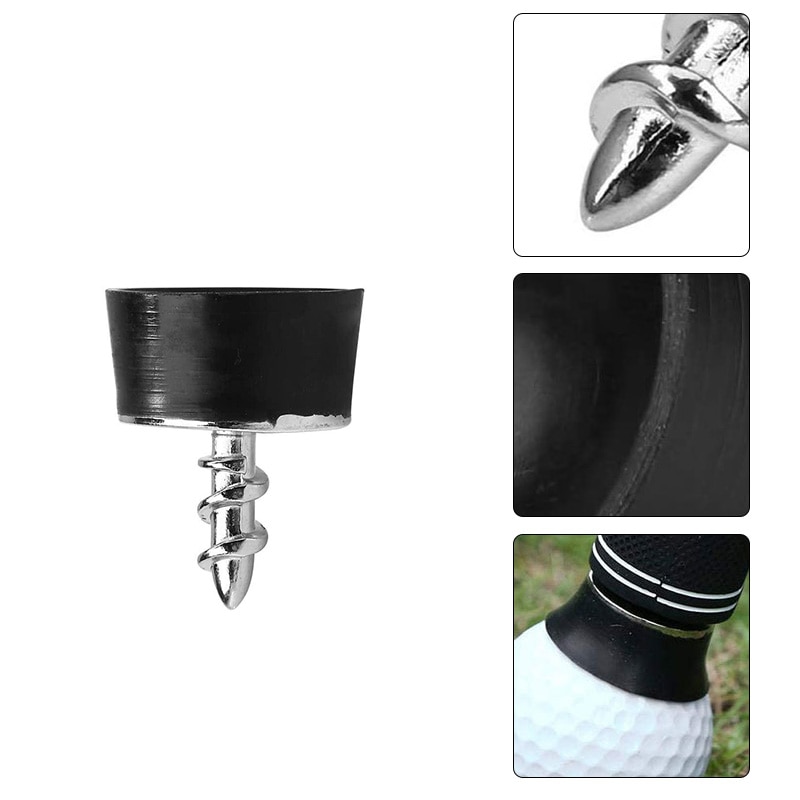 Mini Rubber Golf Ball Pick Up Putter Grip Retriever Tool Suction Cup Pickup Screw Golf Training Aids Sucker Tool Golf Accessory