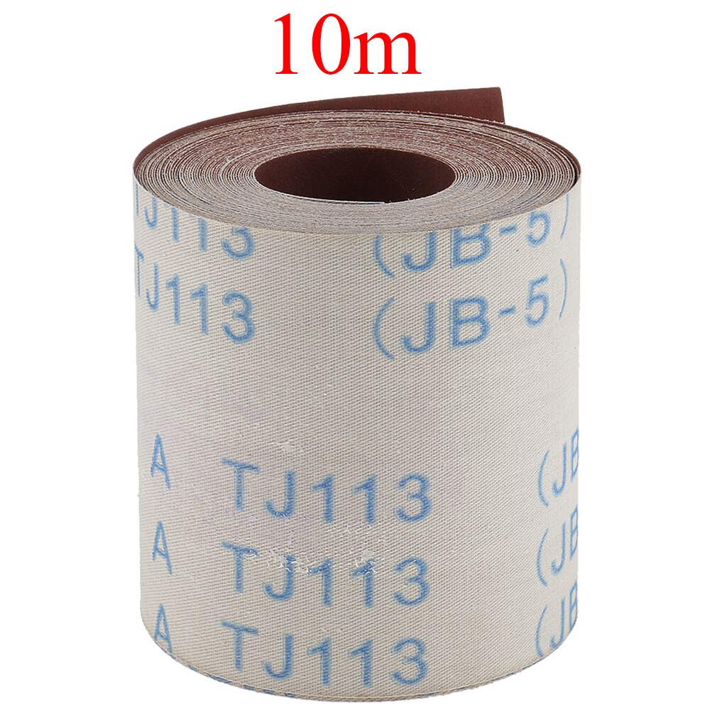 10 Meters Long Emery Cloth Sandpaper Shop Roll Coated Abrasive Tool 600 Grit 10cm Wide Roll for Cleaning Copper Pipe Fittings