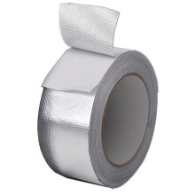 Cinta adhesiva plateada para tubo de escape, colector de cinta de calor de alta temperatura, 1 pieza, 20M x 5cm