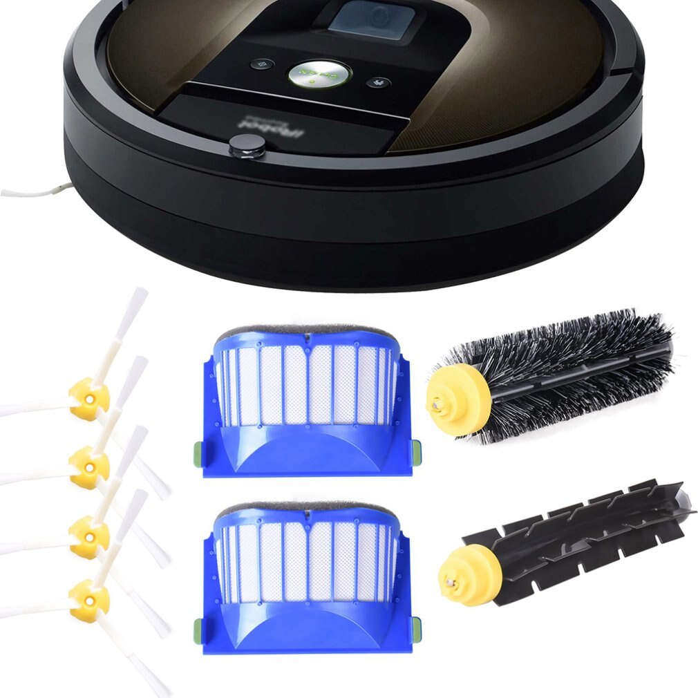 for iRobot Roomba Vacuum Cleaner Spare Part main brush side brush air filter HEPA 600 690 620 630 650 660 671 680 605 621 631