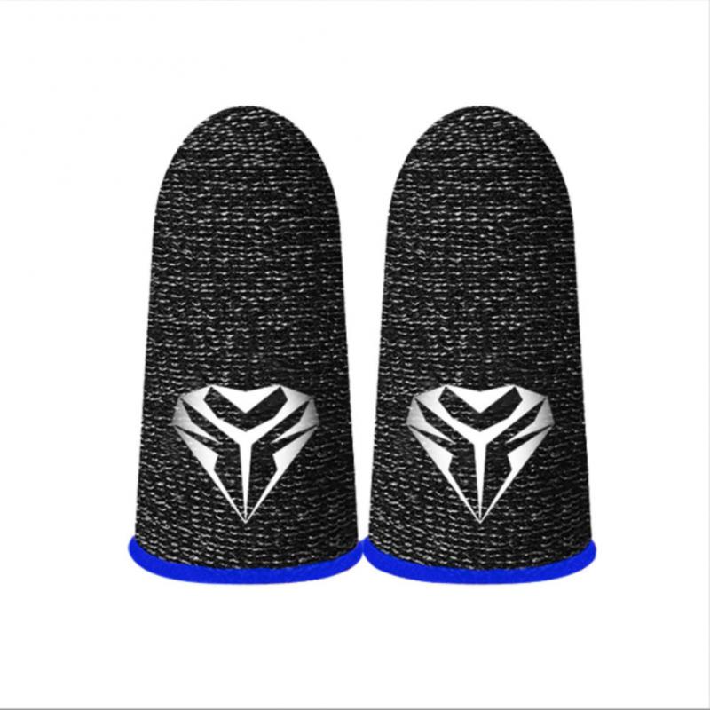 Guantes antideslizantes para Gaming, protectores de dedos transpirables para pantalla táctil, a prueba de sudor, 19 estilos: Blanco