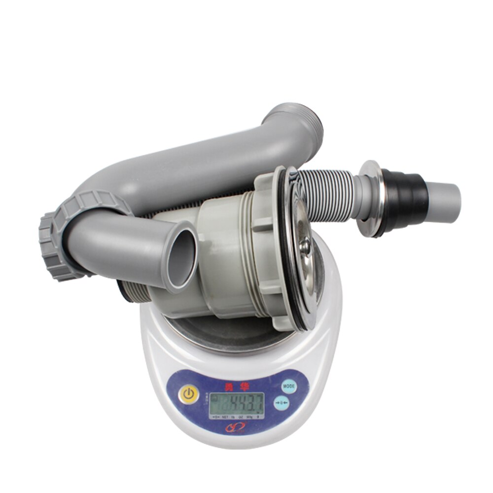 Talea 110mm Laundry basin drain waste pipe kit shower room grey basin filter with hose finished drainage system Z6041C001