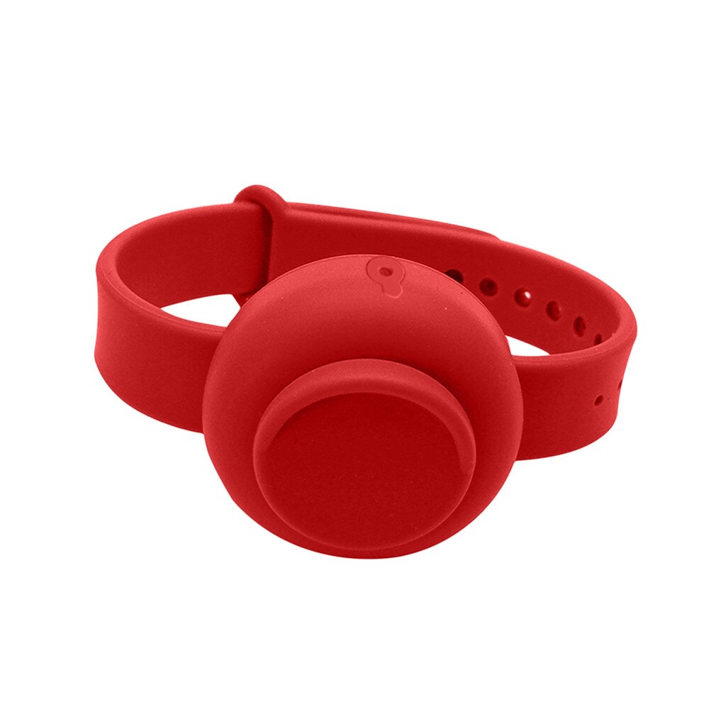 Bracelet liquide pour enfant et adulte, lavage des mains, Gel distributeur, Silicone apaisant pour les mains #30g: Red