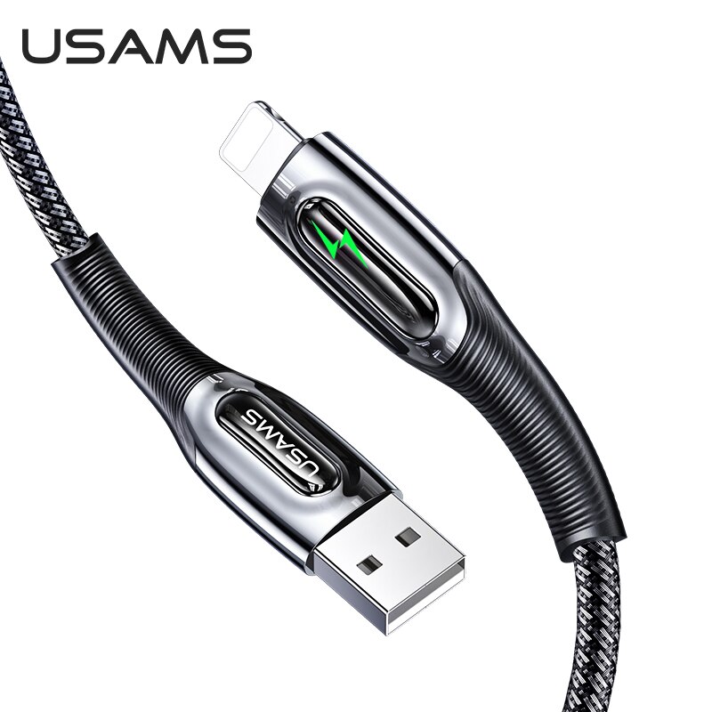 USAM Cavo Usb Smart Power Off Per il Cavo di iPhone 11 pro Max 12 Xs Xr X SE 8 7 6 più di 6s veloce cavi di ricarica Per il iPhone Caricabatterie