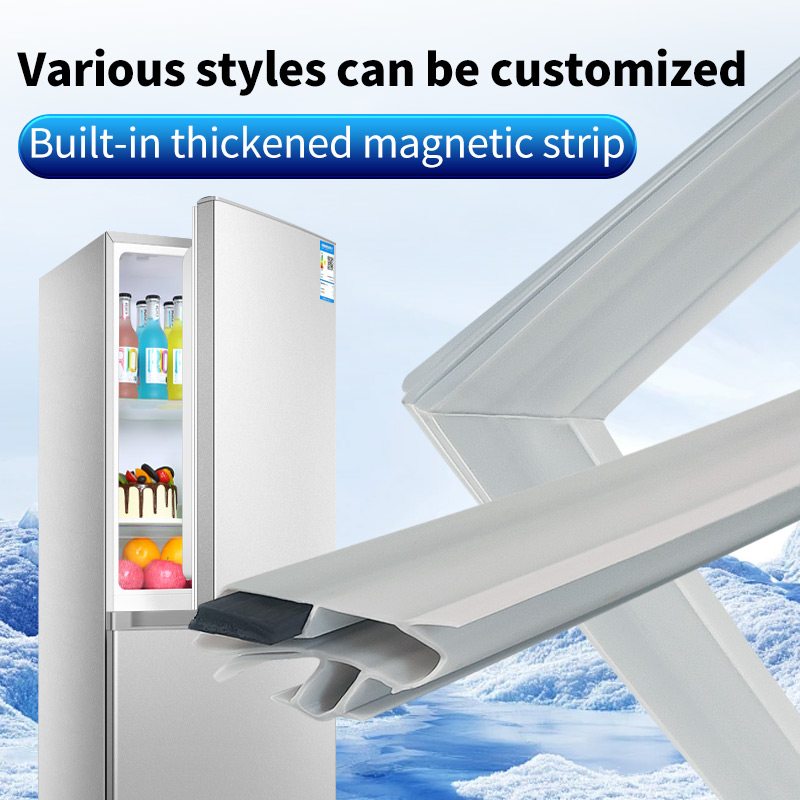7m custom refrigerator seal strip for home use, commercial freezer rubber seal, magnetic door gap seal strip