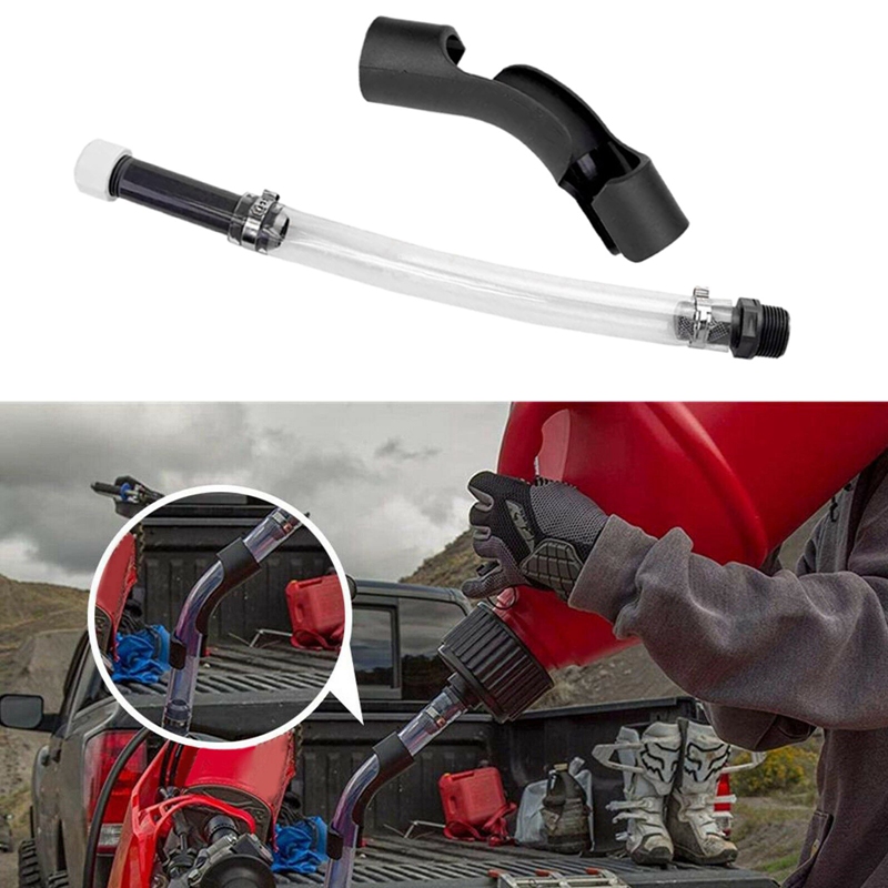 Pichet de carburant de 5 gallons, réservoir de gaz, VP Racing, bouchon de luxe, Kit de tuyau de remplissage de 14 pouces: Default Title