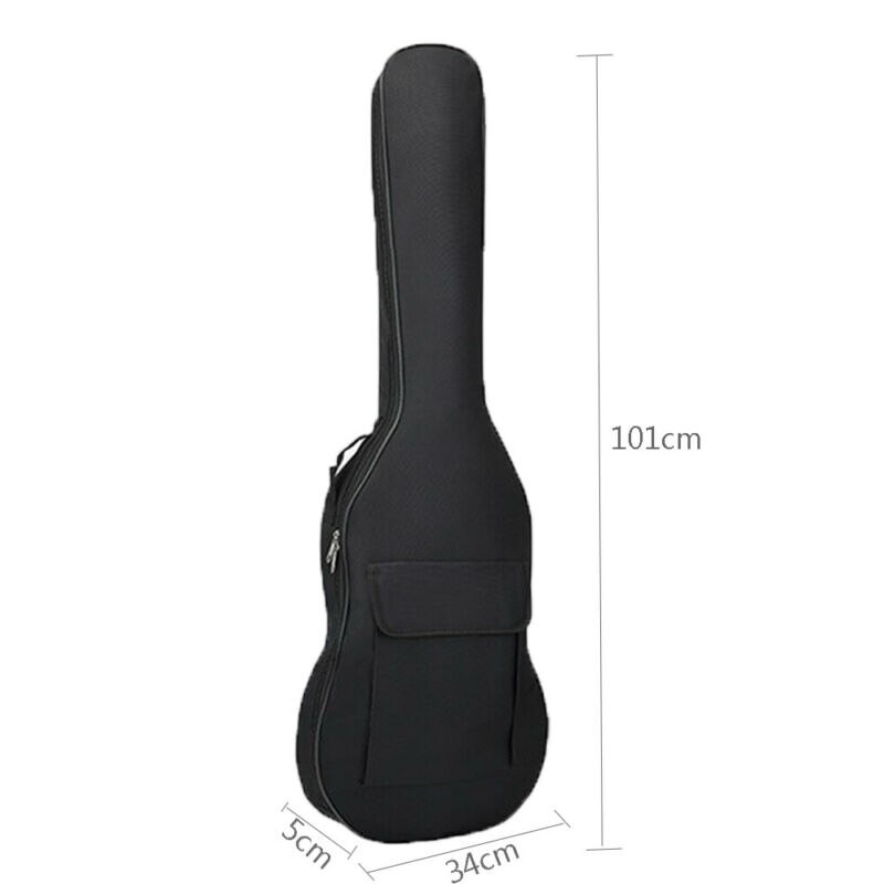 Lokale Voorraad Dubbele Bandjes Gewatteerde Waterdichte Elektrische Basgitaar Tas Soft Case Gig Bag/