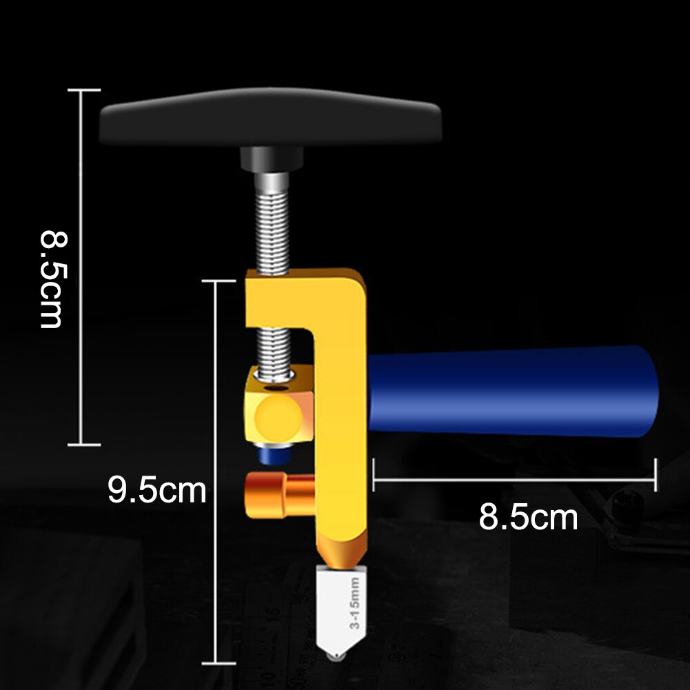 2 In 1 Multifunction Cutting Ceramic Tiles Glass Tile Opener Construction Tool Manual Tile Cutter