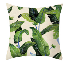 45 x 45cm växter blommigt kuddfodral tropiska löv kuddfodral kuddfodral för vardagsrum bedboom: 2