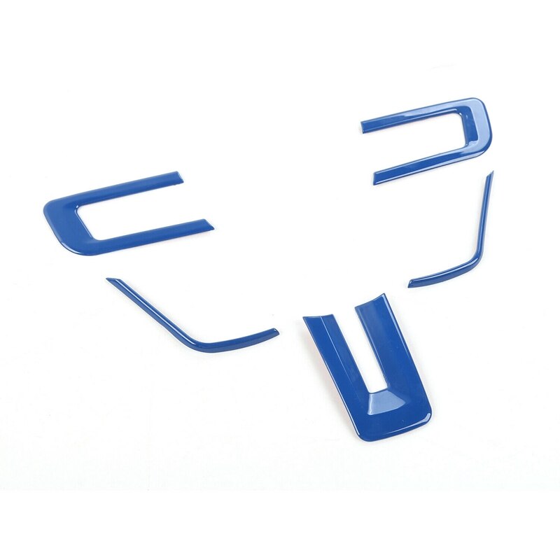 Car Steering Wheel Frame Trim Cover Bezels Fit for Ford Mustang