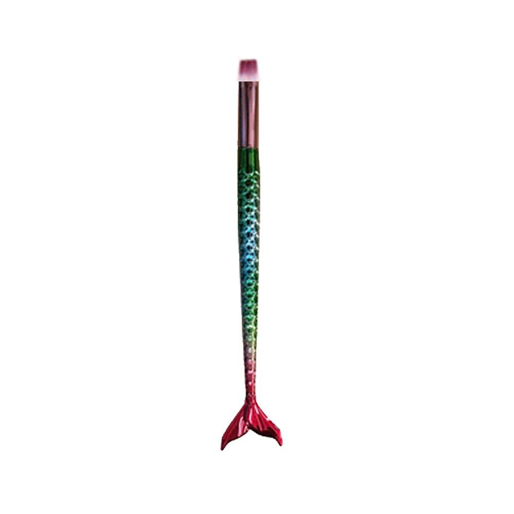 4*4*20 Cm 1 Pcs Fony Make Up Fan Blush Borstels Cosmetische Concealer Mermaid Borstel Maquiagem Borstels tool: N