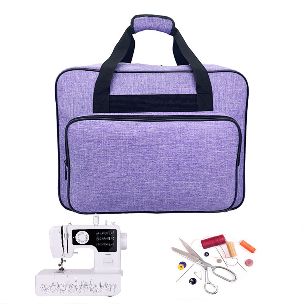 Large Sewing Machine Bag Storage Container Multi-functional Portable Travel Home Tote Organizer For Threads Crochet Accessories