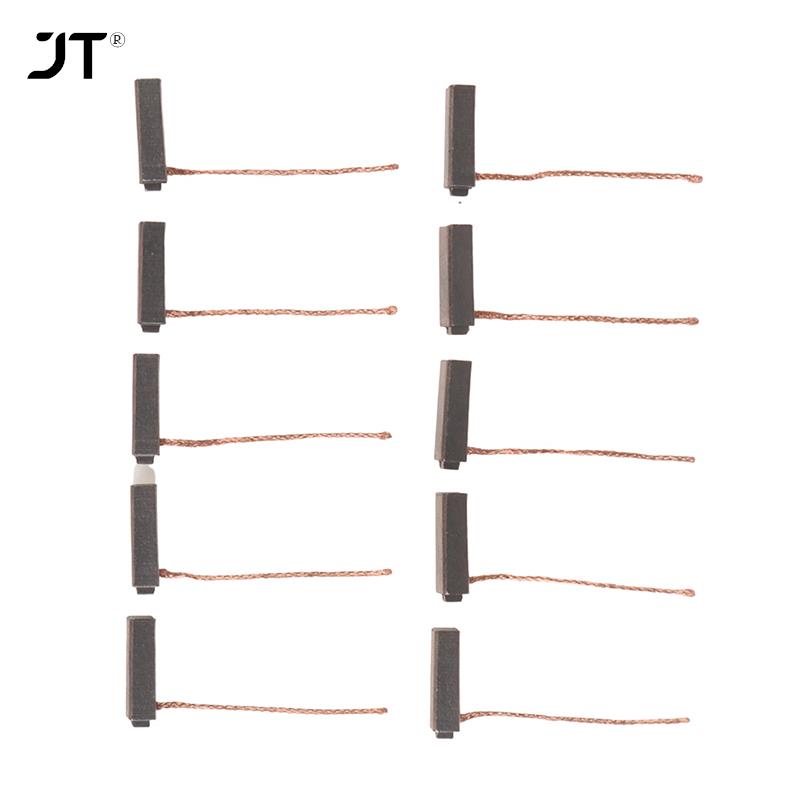 10Pcs Koperen Elektrische Generator Koolborstels Auto Dynamo Power Gereedschap Auto Regulator Lage Koper