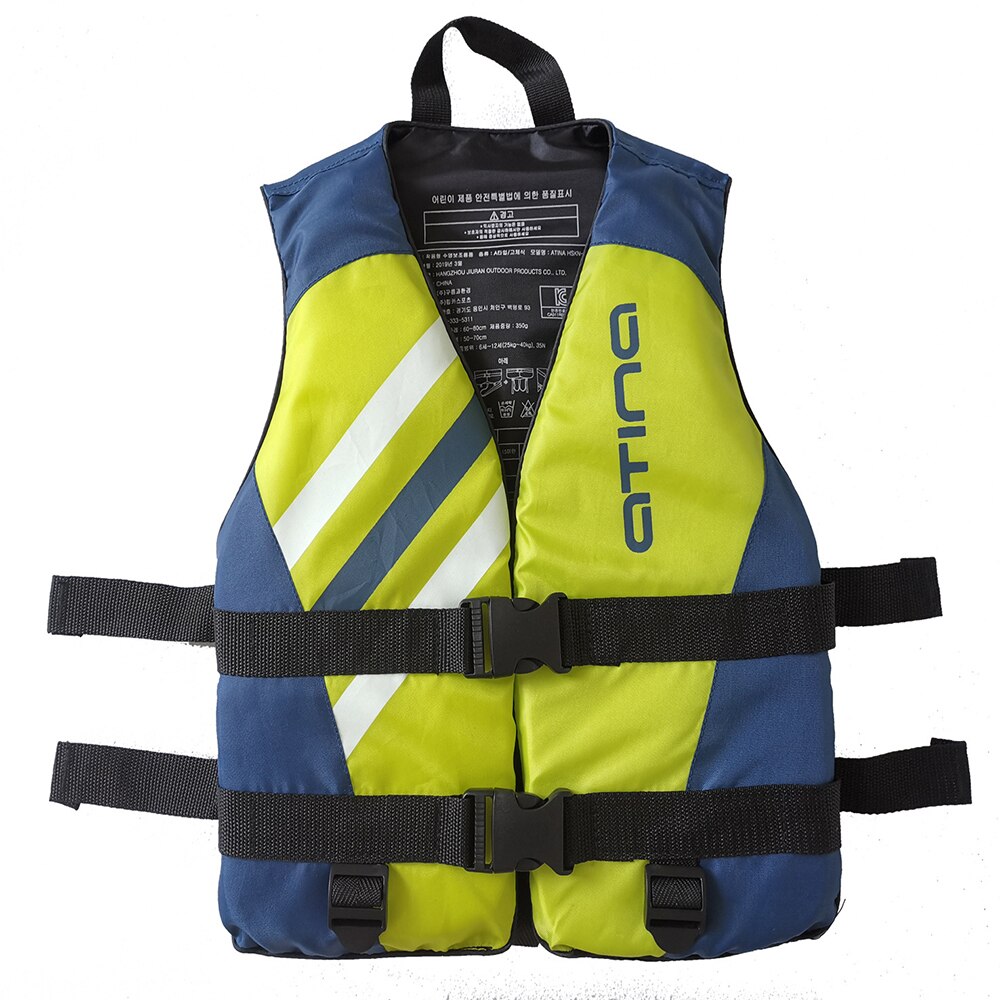 Chaleco de seguridad para deportes acuáticos para niños de 7 a 10 años, ropa de natación para niños y niñas, kayak de remos asistido, flotabilidad para rafting, 20-35kg: Yellow-green
