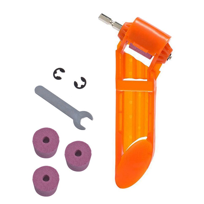 Drill Bit Sharpener Portable Drill Grinding Tools Corundum Grinding Wheel Drill Bit Sharpener Titanium Drill Bit Power Tools Kit: G