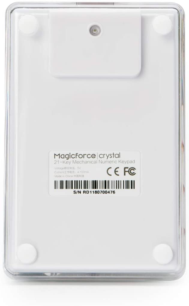 Pavé numérique, clavier numérique filaire USB mécanique avec pavé numérique à 21 touches rétroéclairé blanc pour ordinateur portable ordinateur de bureau approuvé