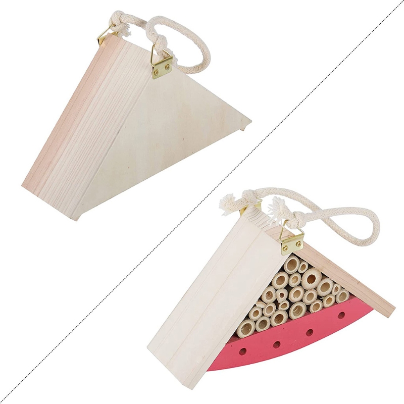 Wooden Insect House Hanging Insect Garden Hotel Be... – Grandado