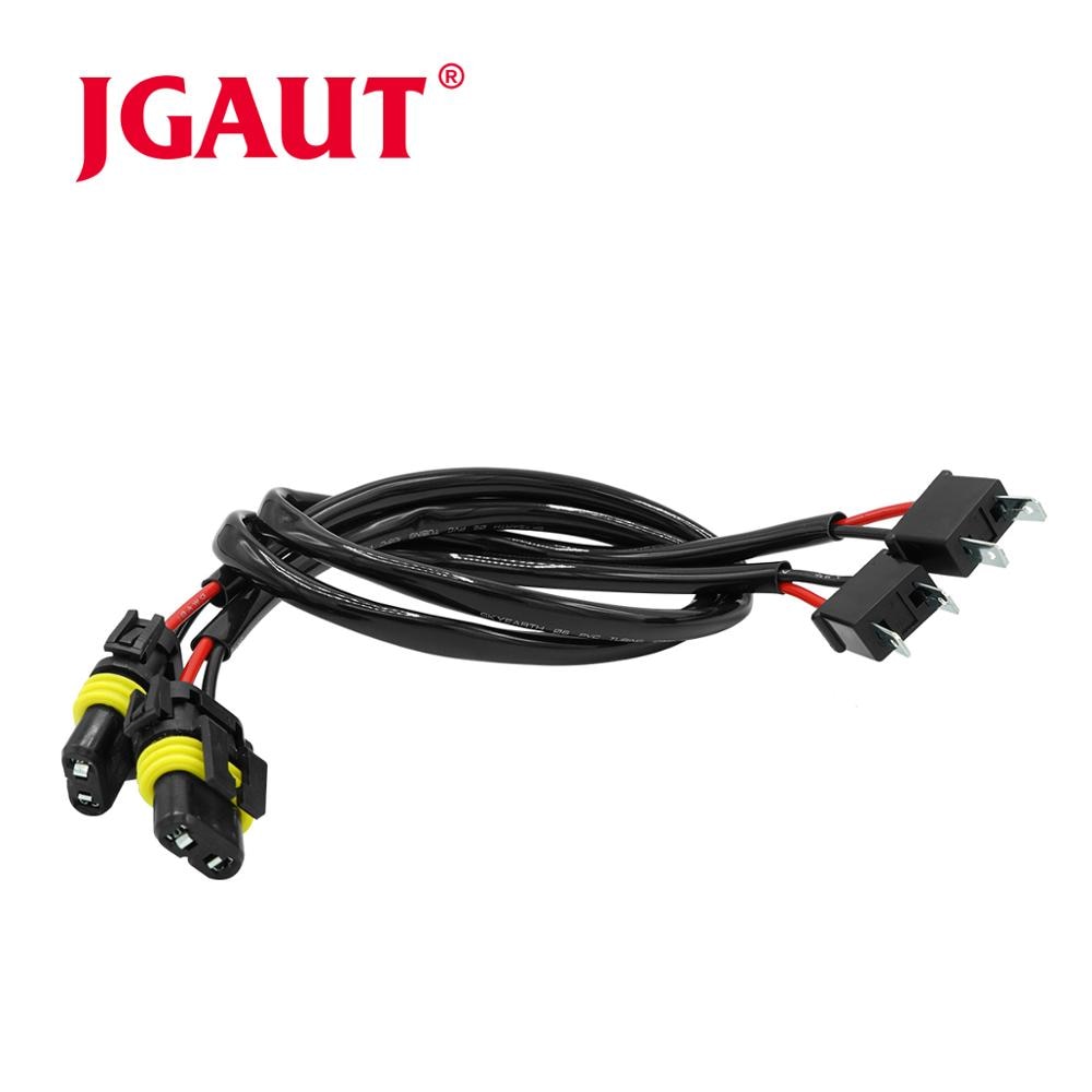 2 Pcs Wire Harness H7 Wire Harness HID Xenon Power Cable Connector Ballast Socket HID Wiring Adapter Conversion Kit