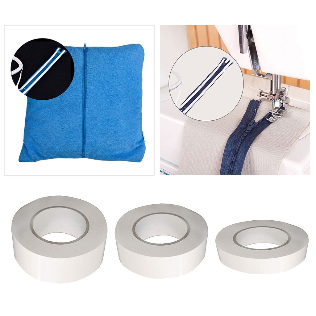 1 Roll 50 M Dubbelzijdig Tape Quilten Naaien Naad Zomen Fusing Wassen Weg Tape