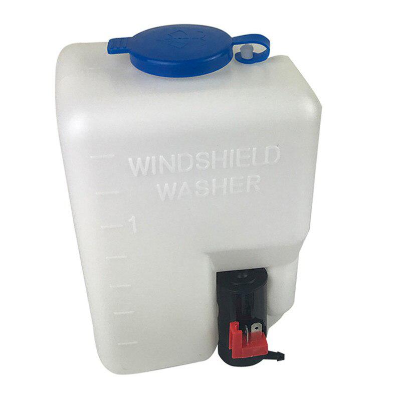 Universal 12V 1.5L Car Windscreen Washer Bottle Kit Sprinkler with Pump Jet Button Switch Windshield Water Sprayer Kit