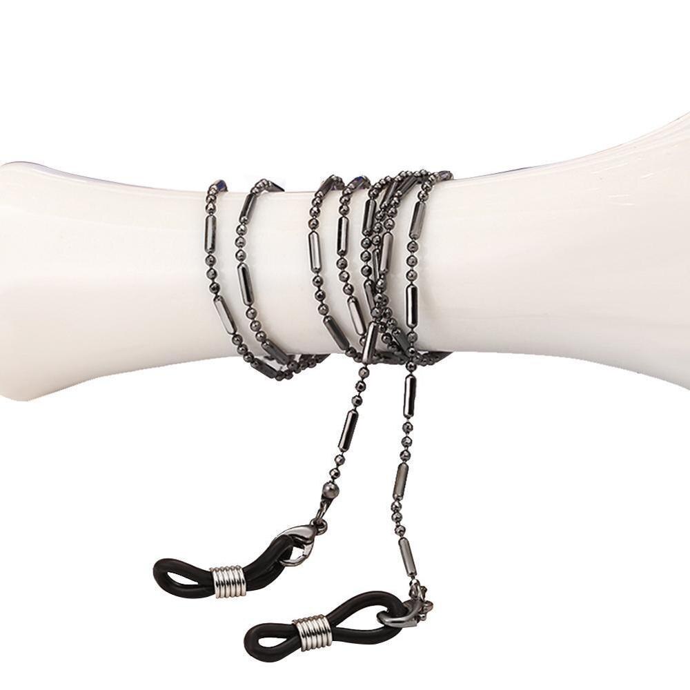 Vintage leopard anti-halk akryl solglasögon kedja dam herr glasögon kedjor läsglasögon kedja glasögon korthållare lanyard: 9