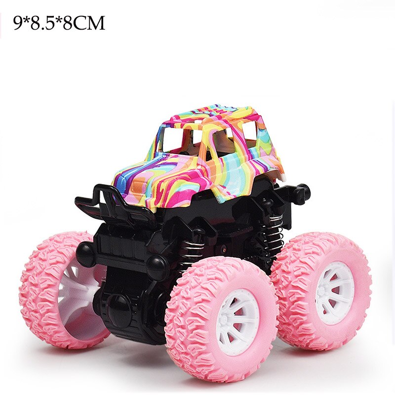 15 Styles Toys Car Mini Inertial Off Road Vehicle Pull Back Children Shock Plastic Friction Stunt Car For Kids Toys Car: 14