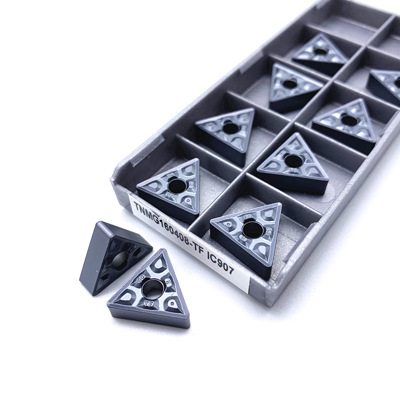 TNMG 160404 TF IC907 Externe draaigereedschappen Hardmetalen wisselplaat TNMG 160408 IC908 Draaibank Cutter Gereedschap van draaibank gereedschap draaiwisselplaat TNMG