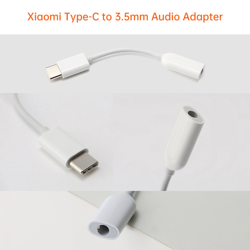Oryginalny rodzaj Usb C robić 3.5mm Jacek kabel adaptera audio Aux dla Xiaomi Mi 12 11 9 zawodowiec Redmi K40 Podkładka 5 słuchawki konwerter Dac Tipo