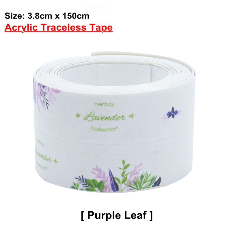 Aanrecht Sterke Zelfklevende Tape Waterdicht Mouldproof Tape Anti-Vocht Sticker Badkamer Muur Hoek Lijn Sink Stickers: 1.5m Acrylic ZY