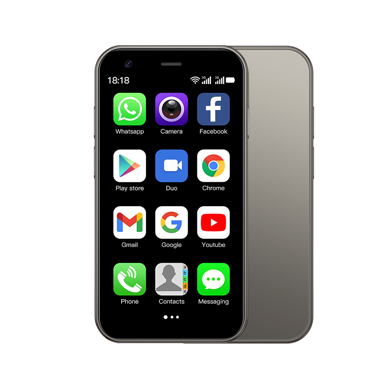 Xs15 mini-smartphones met een klein scherm van 3- inch, ondersteunen positionering, , 3g,  all-netcom, draagbaar voor op reis.: Grijs