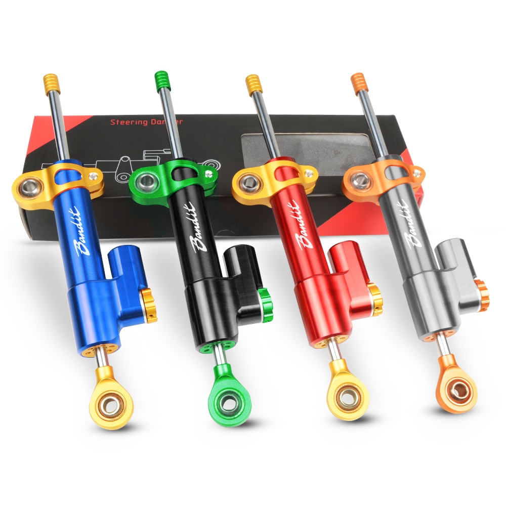 For Suzuki GSF 600 650 Bandit S GSF 1200 1250 Bandit Aluminum Motorcycle Accessories Damper Steering Stabilize Safety Control