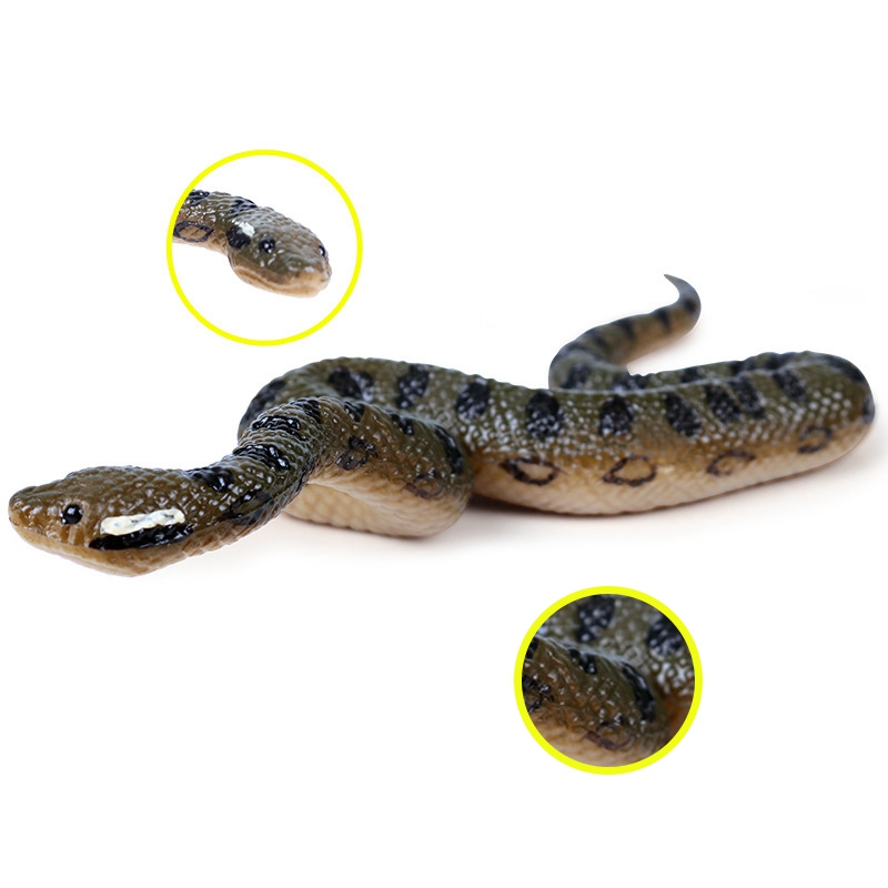 -Simulatie Anaconda Amfibie Slang Model Speelgoed Kind Wild Dier Slang Speelgoed