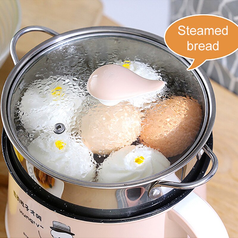 220V Mini Multifunction Electric Cooking Machine Single/Double Layer Available Pot Multi Electric Rice Cooker Non-stick pan